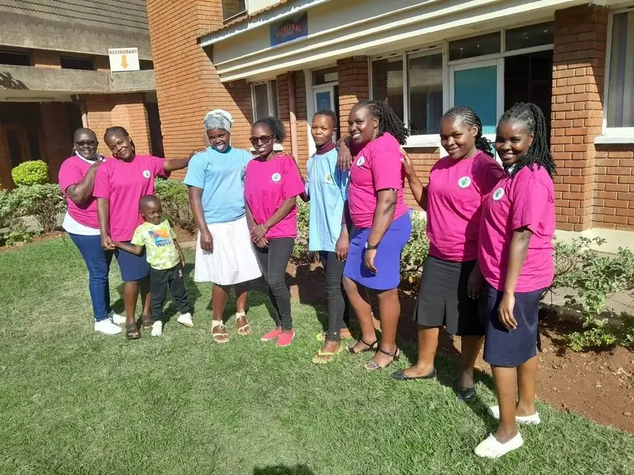 Special Heart Community caregivers and team members gathered in Kangemi, Nairobi, Kenya